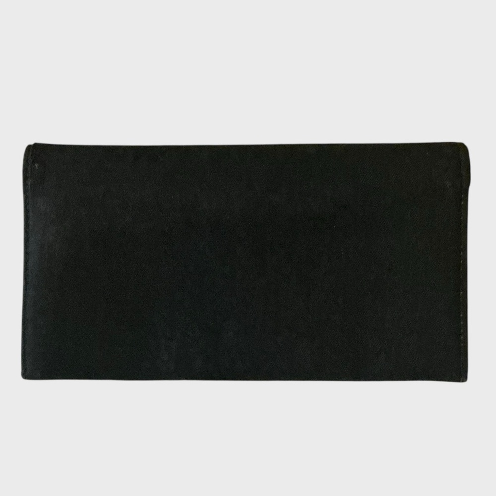 Christian Dior Oblique Canvas Continental Wallet Black Authentic - Picture 4 of 14